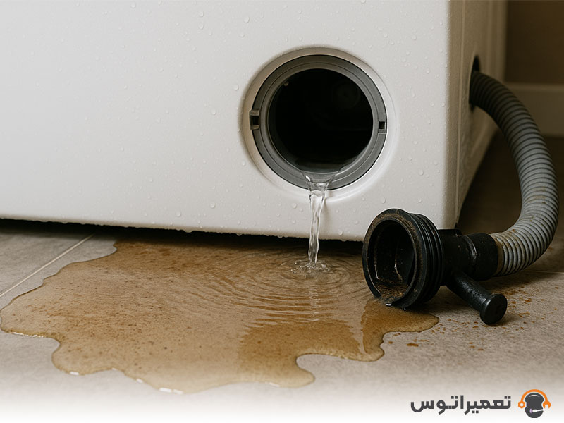 آبکشی نکردن لباسشویی